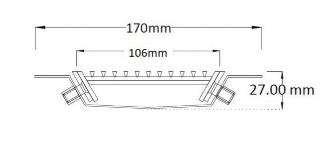 VC100-25 Vinyl Clamp Drainage