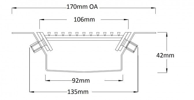 VC100-42 Vinyl Clamp Drainage